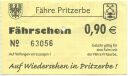 Fähre Pritzerbe - Fährschein 0,90 Euro