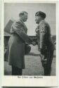 Postkarte - Hitler und Mussolini