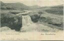 Postkarte - Fluss Olchowka Oblast Wolgograd - Wasserfall