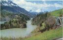 Postkarte - Lac de Montsalvens - Moleson et pont du Javroz